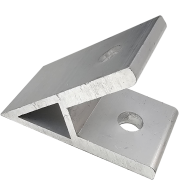 P-40x40 4 Ways Exhibition Aluminium Profile 45 Degree Connector, Zinc Alloy, Angled Frame Joiner, Precise 45° Junction for Exhibition Display Assembly